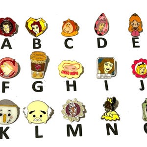 Disney Pins #13 - Your Choice Disney Princesses Aurora and Belle Beauty and the Beast Sleeping Beauty