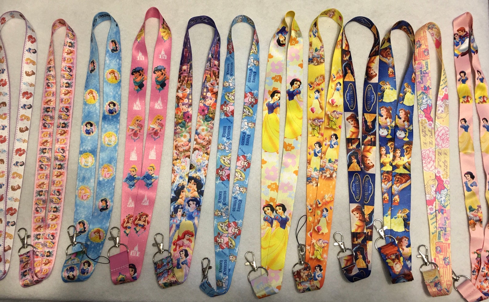 DISNEY PRINCESS Disney Lanyards ID Holder Badge Holder Etsy
