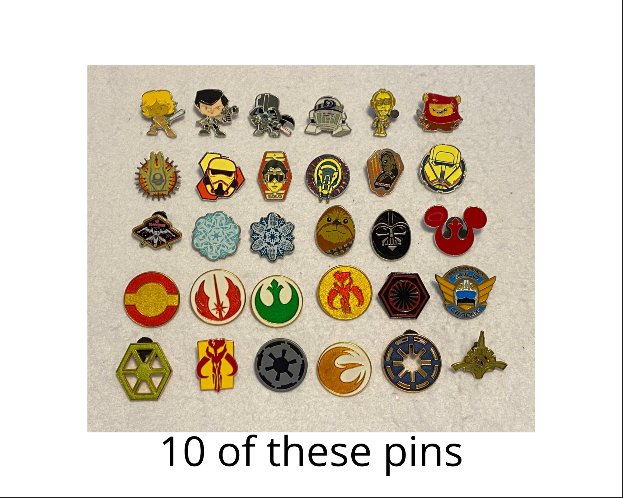 Star wars pin set discount