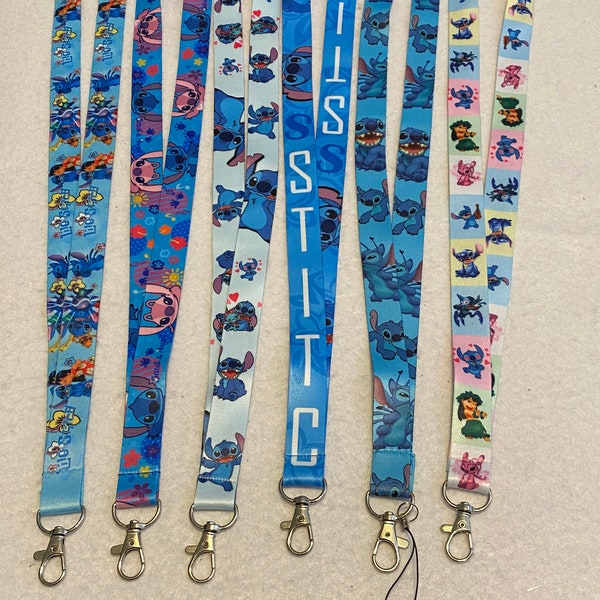 LILO & STITCH  Lanyard / ID Holder / Keychain