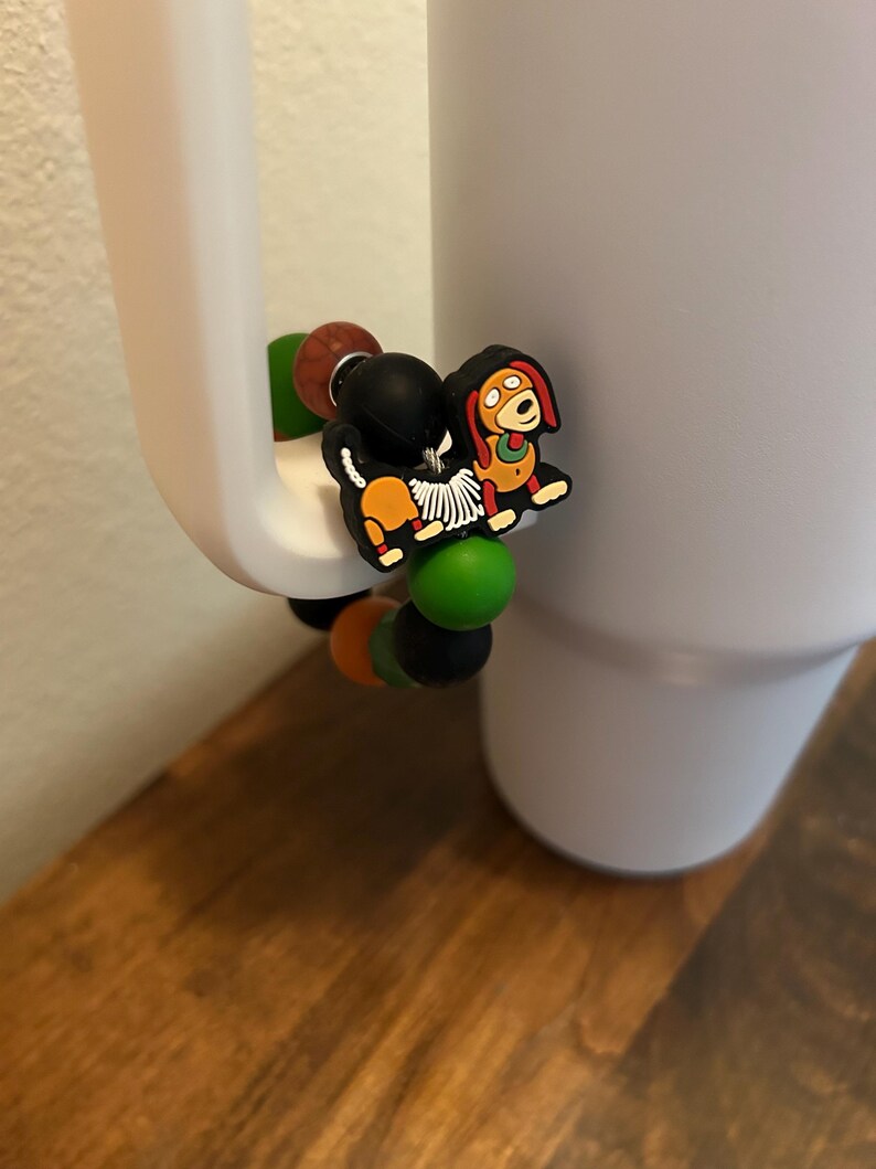 Toy Story Buzz Slinky Dog Woody Inspired Cup Charm Tumbler Accessory Straw Charm Handle Charm image 5