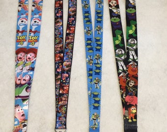 TOY STORY Disney Lanyard - ID Holder / Badge Holder / Lanyard / Keychain