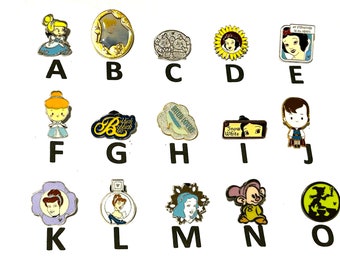 Disney Pins #4 - Your Choice Disney Princesses Cinderella and Snow White and the 7 Dwarfs