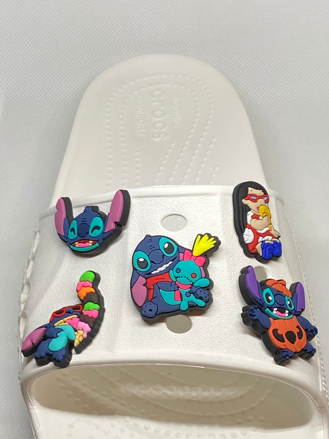 Set of 5 Lilo & Stitch Croc Jibbitz Shoe Charms Disney Etsy