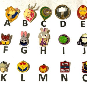 Disney Pins #1 - Your Choice Avengers / Zootopia / Cars