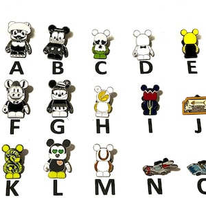 Disney Pins #11 - Personagens Clássicos da Sua Escolha / Vinylmation / Mansão Mal-Assombrada / Roger Rabbit
