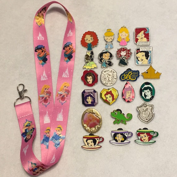 PRINCESS Disney Pins Lanyard Set Lanyard Starter Set Etsy
