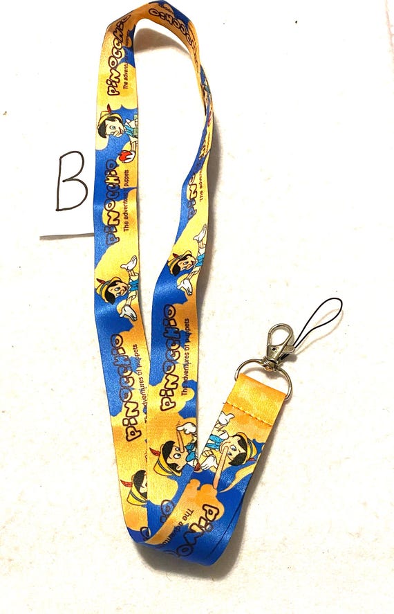 Pinocchio Disney Lanyards Figaro, Jiminy Cricket
