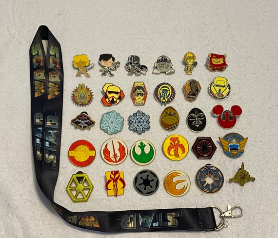 STAR WARS Disney Pins Lanyard Set Lanyard Starter Set Trading Pin