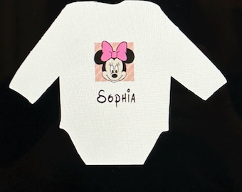 Minnie Maus rosa Säugling Body Disney Baby Strampelanzug