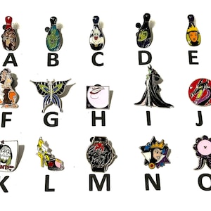 Disney Pins #29 - Your Choice Disney Villains Hades Evil Queen Maleficent Ursula Old Witch Scar
