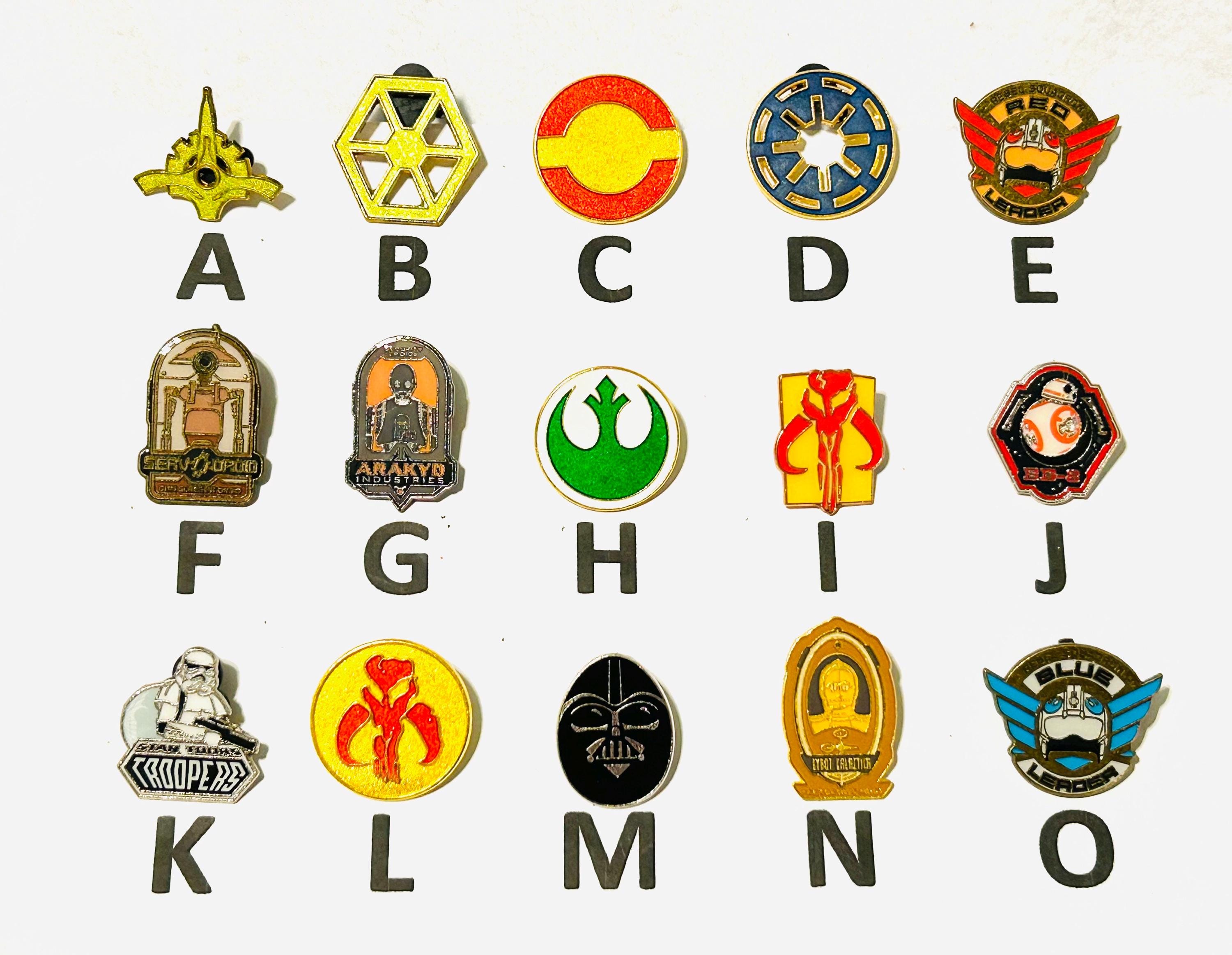 Disney Pins #5 - Your Choice - Star Wars Emblems - Etsy