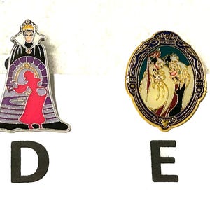 Disney Pins #29 - Your Choice Disney Villains Hades Evil Queen Maleficent Ursula Old Witch Scar image 4