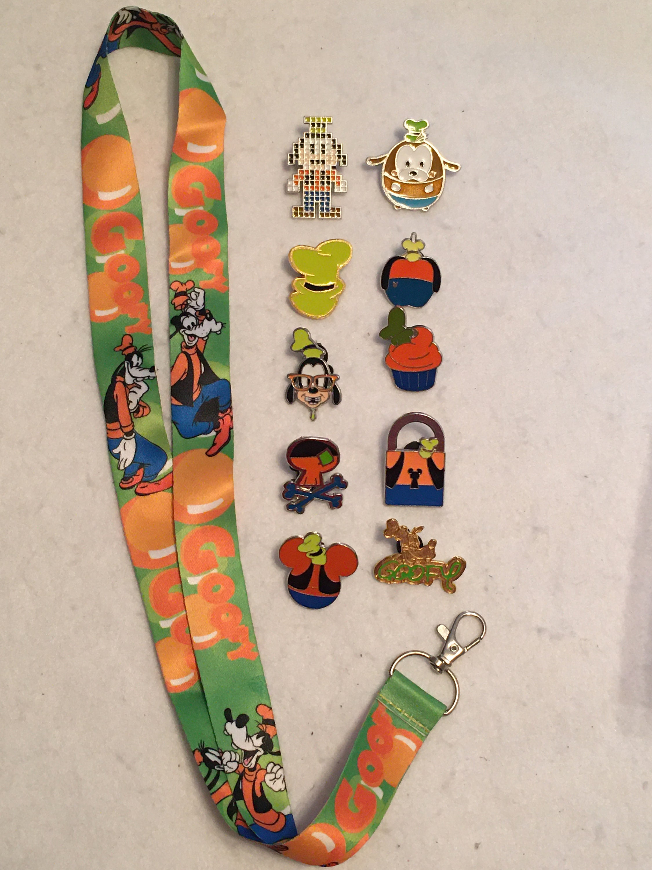 Disney Pins Lanyard Starter Set GOOFY Lanyards / Disney Pin Etsy