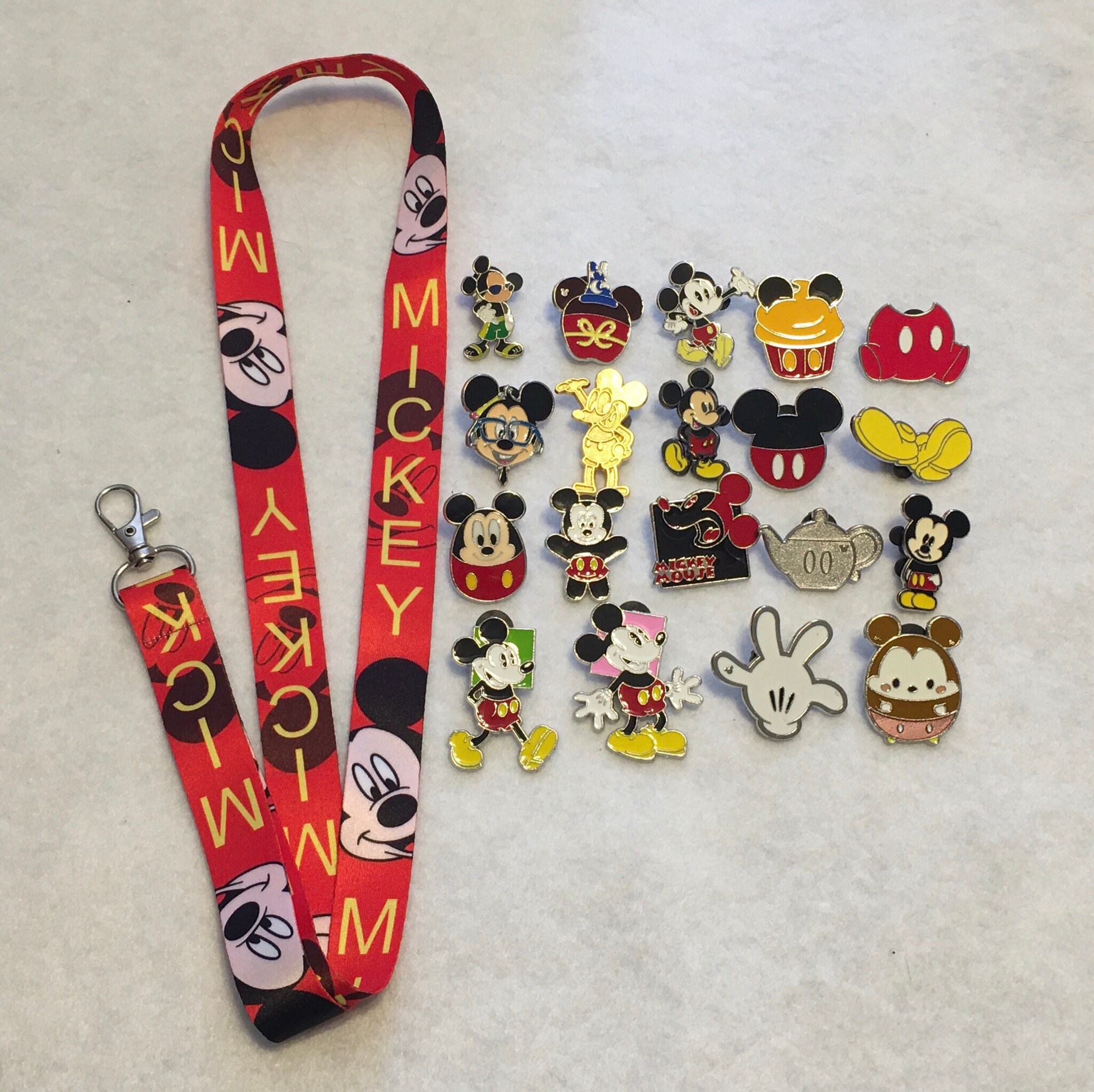 Disney: Mickey Mouse and the Gang Black Lanyard with ID Holder