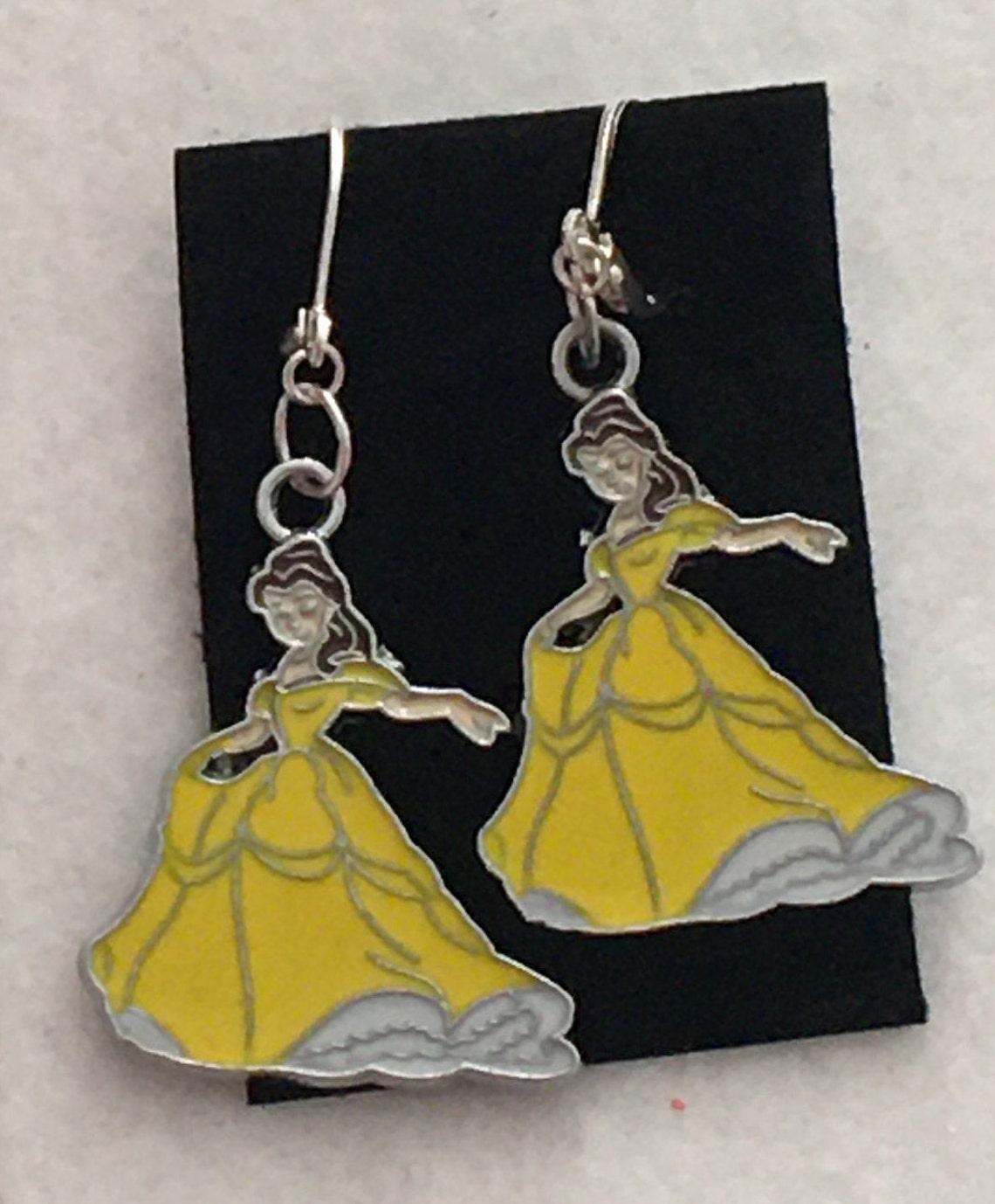 Disney Princess BELLE Earrings Beauty and the Beast Made Etsy Norway