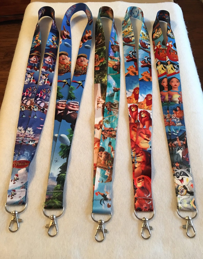 Disney Lanyards Moana / Dumbo / UP / Pocahontas / Yoda / Etsy