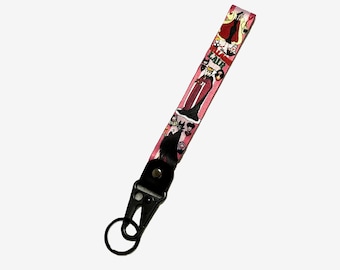 VILLAINS Maleficent Evil Queen Cruella Armband Schlüsselanhänger - Kurzes Schlüsselband - Disney Star Wars - Badge Halter - USB Halter