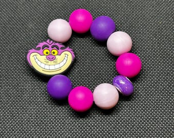 Cheshire Cat Inspired Cup Charm Alice in Wonderland Tumbler Accessory