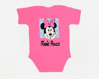 Minnie Maus blau Säugling Body Disney Baby Strampelanzug