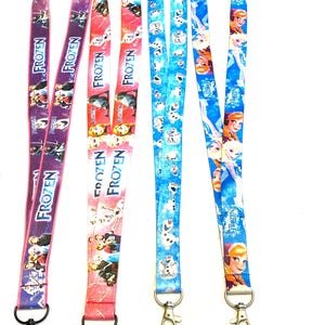 FROZEN Disney Lanyard  - ID Holder / Badge Holder / Lanyard / Keychain