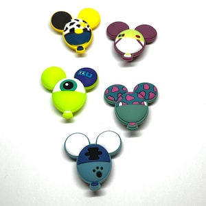 Monsters / Toy Story / Stitch Balloons Shoe Charms Set of 5 Kids Shoe Clips Set A