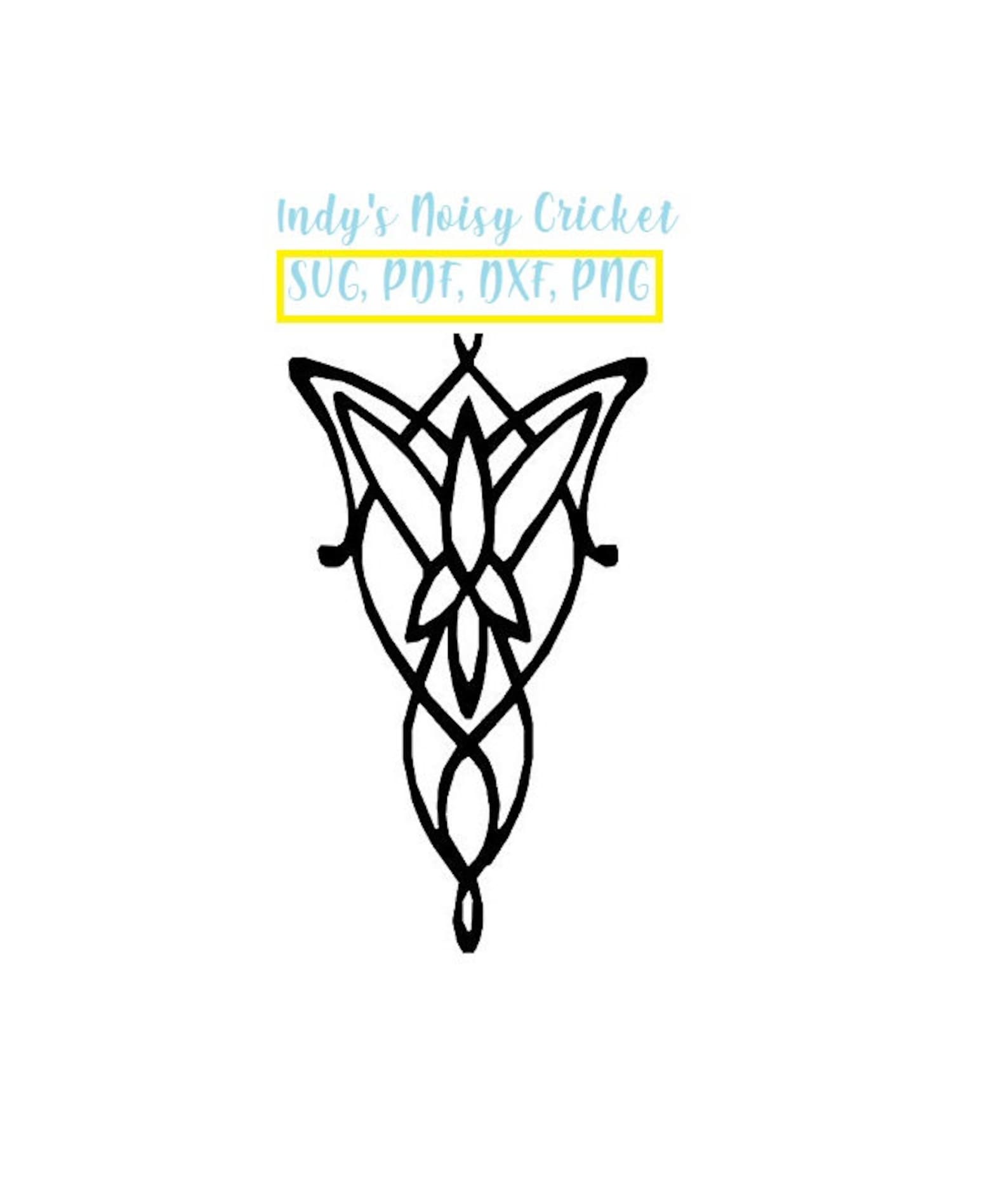 Lord of the Rings Arwen Evenstar Elvish Symbol Tolkien SVG Vector Etsy