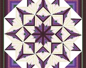 Amish Starburst Pattern King Size PDF INSTANT DOWNLOAD