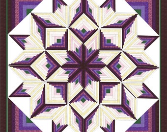 Amish Starburst Pattern King Size PDF INSTANT DOWNLOAD