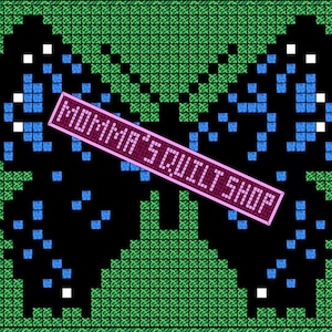 Papillon Patchwork Quilt mod&egrave;le Twin/Full Size couleur infinies possibilit&eacute;s