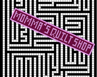 Maze Quilt Pattern Twin/Full Size Patchwork
