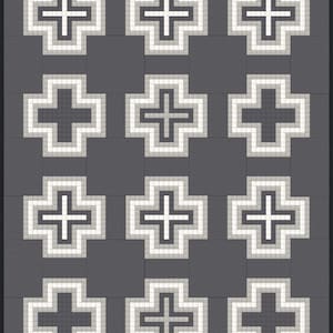 Pendleton Wool Blanket Patchwork Quilt Pattern Full Size PDF DOWNLOAD