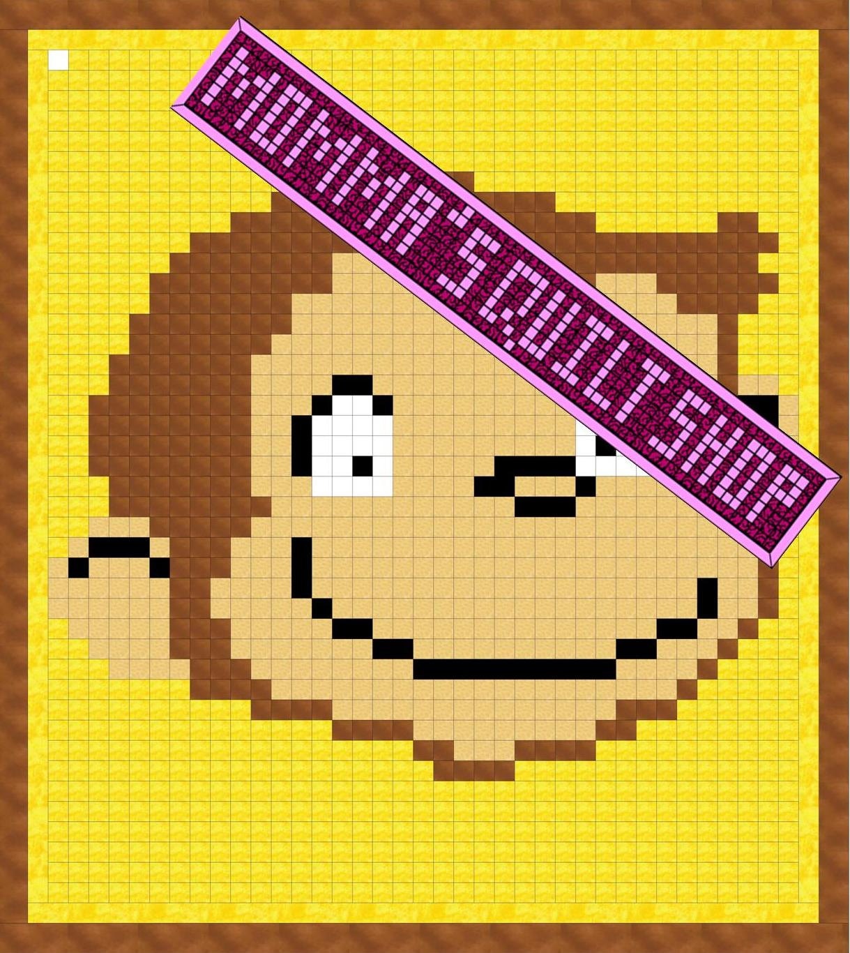 おさるのジョージ モンキー フルサイズ キルト パターン - Etsy 日本