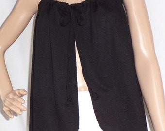 Black Spaghetti Strap Summer Top - Size small to medium