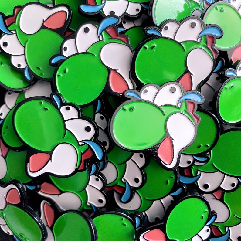 Laughing Yoshi Pin