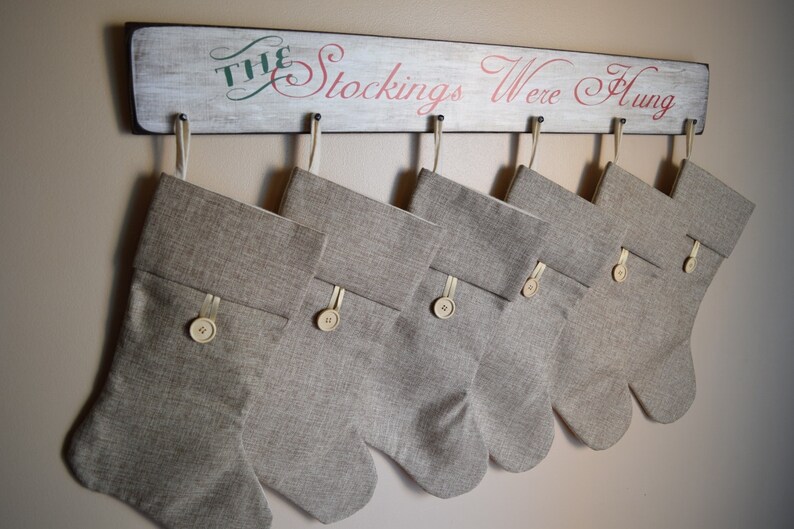 Christmas Stocking Hanger, Stocking Hanger, Christmas Stocking Holder, Stocking Hanger, Unique Stocking Hanger image 4