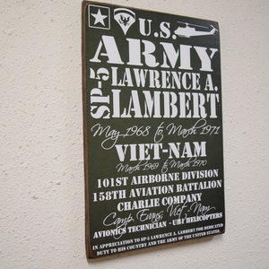 Army Retirement Sign - Personalized Military Retirement - Armed Forces Retiree - Veterans Gift - Military Retirement Gift - BornOnBonn