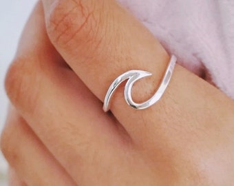 Wave Ring Sterling Silver