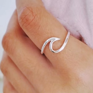Wave Ring Sterling Silver