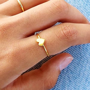 Dainty Initial Ring, Custom Mom Ring, Personalized Gift, Petite Ring,  Personalized Bridesmaid Ring,  Gift for Woman