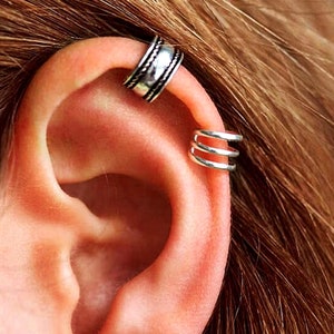 Ear Cuff,  Ear Cuff Non Piercing, Cartilage Earring, Sterling Silver Ear Cuff, Ear Cuff non Pierced, Body Jewelry, Piercing, Ear Wrap