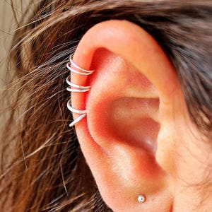 Piercing Tiny Helix, Boucle d'oreille Helix, Créole du cartilage, Boucle d'oreille Helix