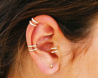 Dainty Ear Cuff, Sterling Silver or Gold Ear Cuff no Piercing Gift Idea Present