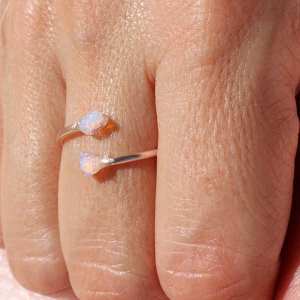 Opal Ring, Best friend Gift,Opal Ring Rose Gold, Opal, Rings, Best Friend,Bridesmaid Proposal;Gift