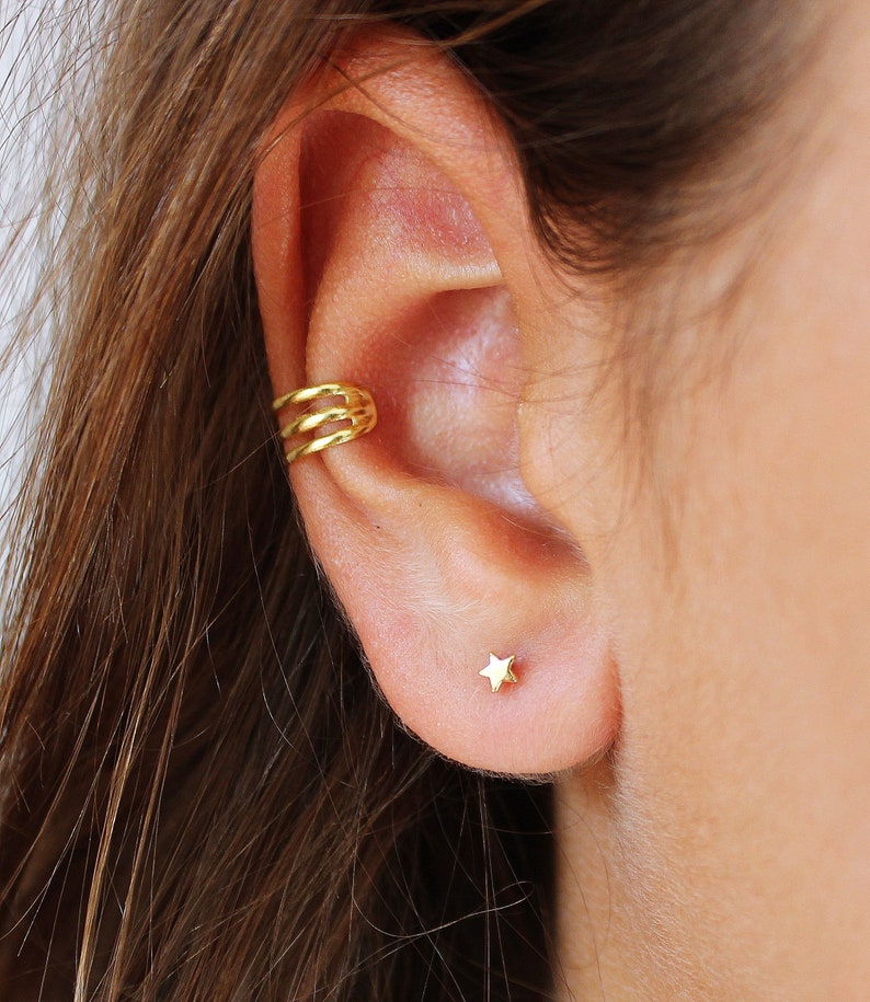 Tiny star earrings Clearance