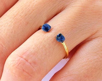 Lapis Lazuli Ring, Boho Ring, Lapis Ring, Gold Ring, Boho Jewelry, Gift for Women