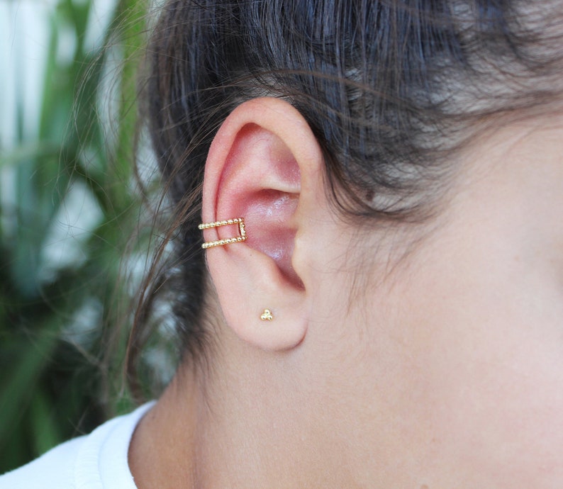 Ear Cuff No Piercing Conch Earring Rose Gold Ear Cuffs Etsy