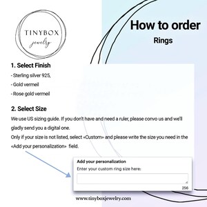 Tiny Initial Ring,Personalized Stacking Rings, Initial stacking RING, Stackable Name Rings, Personalized Jewelry, Initial, Bridesmaid Gift imagem 5