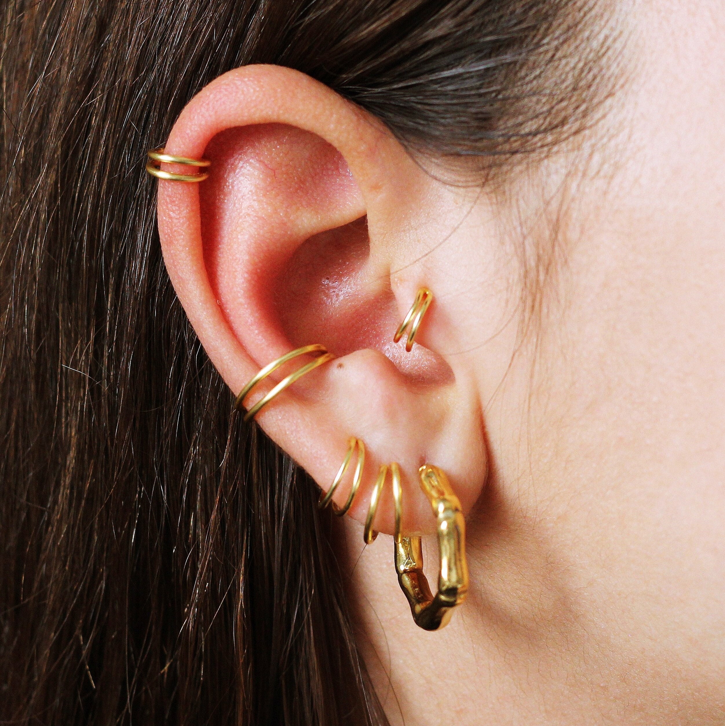 Double helix deals piercing hoops
