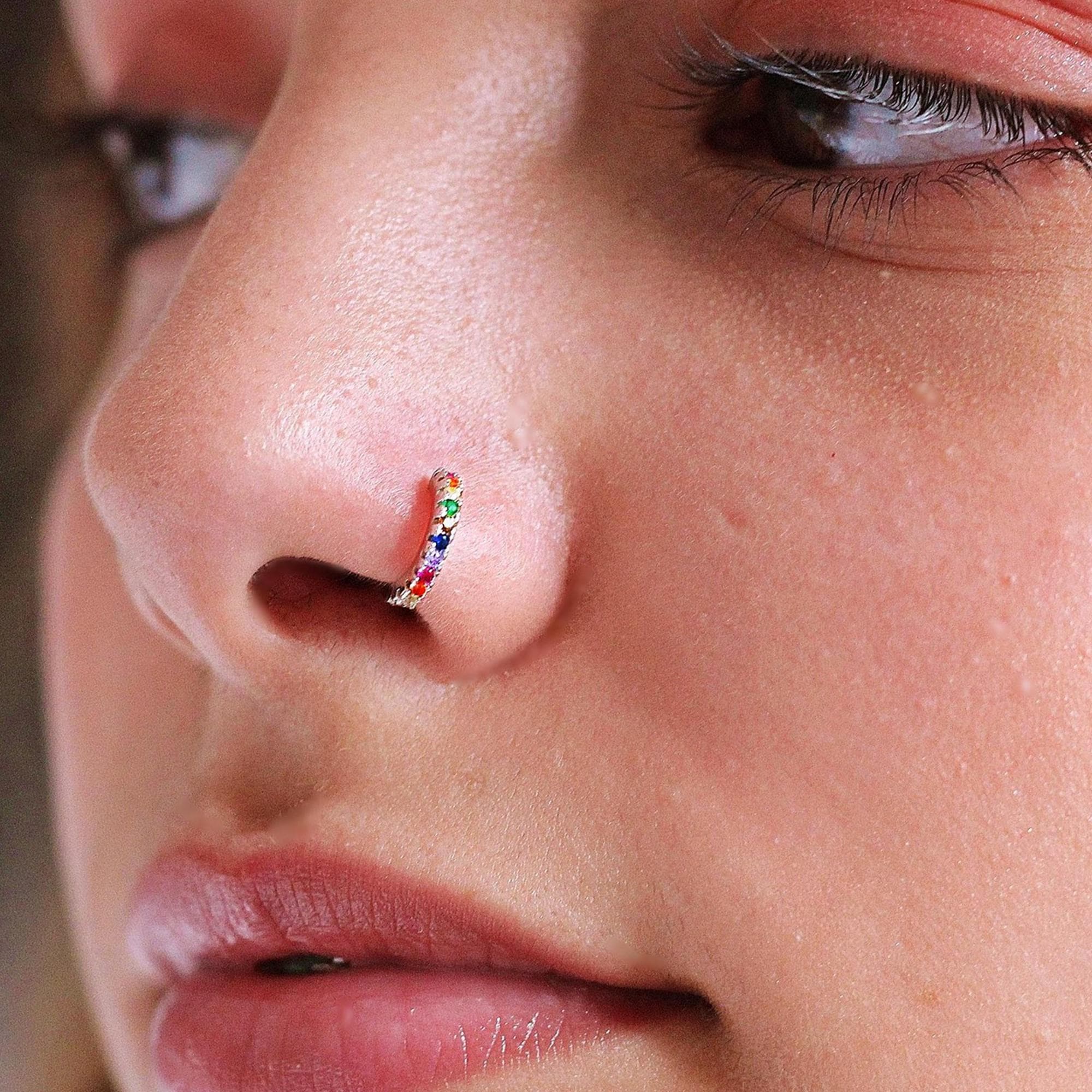 40PCS NASO ANELLO Borchie Cerchio Labbro Orecchio Cartilagine